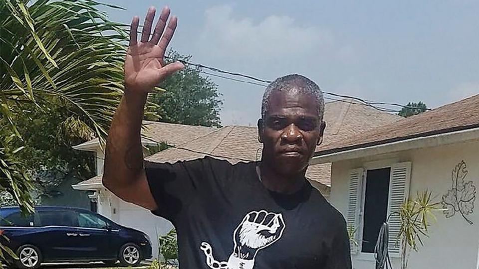 PHOTO: Leonard Allen Cure poses on the day of his release from prison on April 14, 2020, in Fla. (Innocence Project of Florida via AP, FILE)