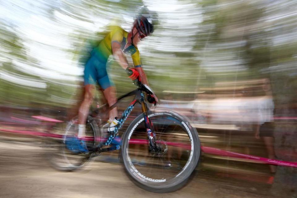 Dan McConnell in action at the Gold Coast Commonwealth Games in 2018.