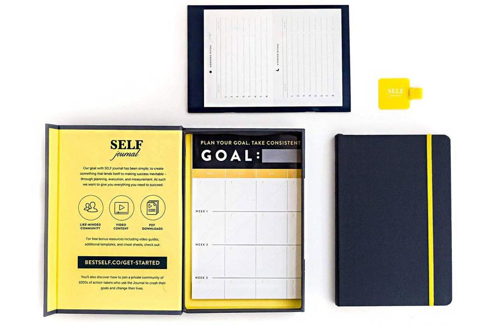 simple monthly goal setting planner journal