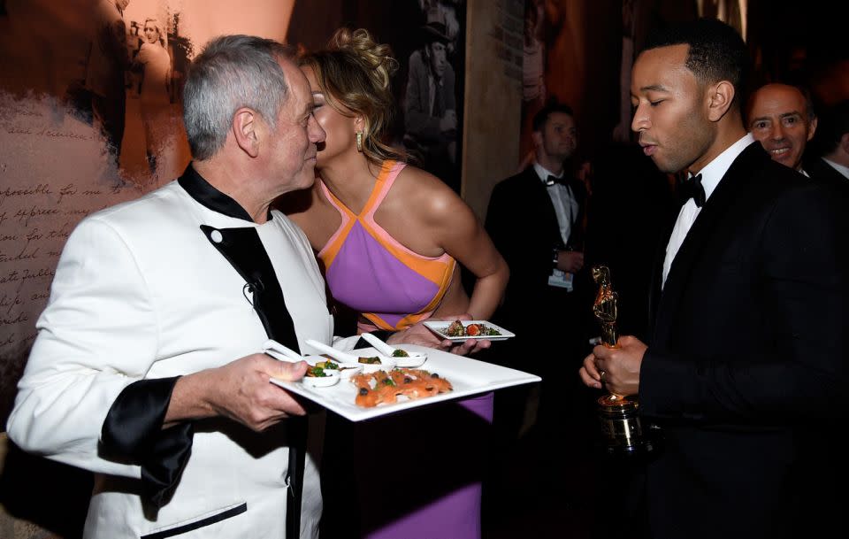 John Legend is known to be a fan of that salmon. Source: Getty