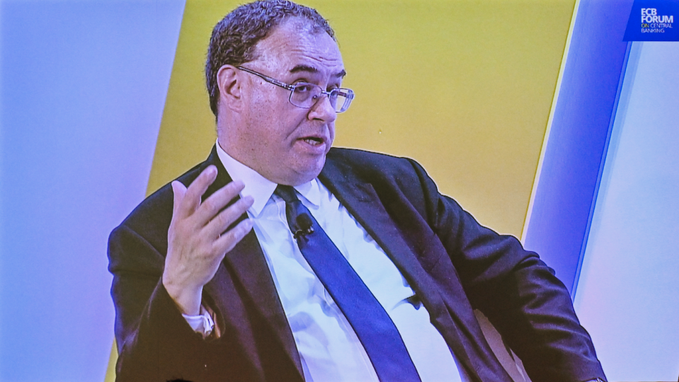 Bank of England governor Andrew Bailey said aggressive rate rise policy is very much on the table. Photo: Getty