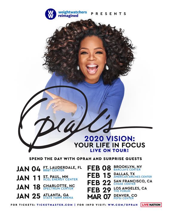 Oprah 2020 tour