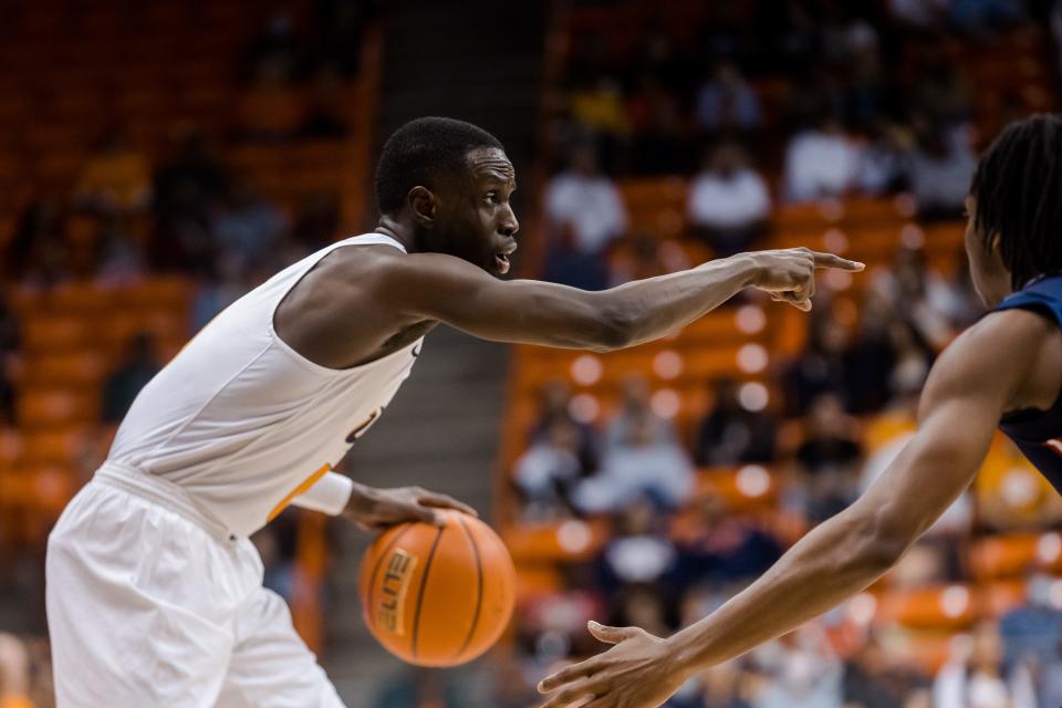 Souley Boum transferred from UTEP to Xavier after last season. Boum, who will primarily play point guard for the Musketeers this season, averaged 19.9 points per game last season.