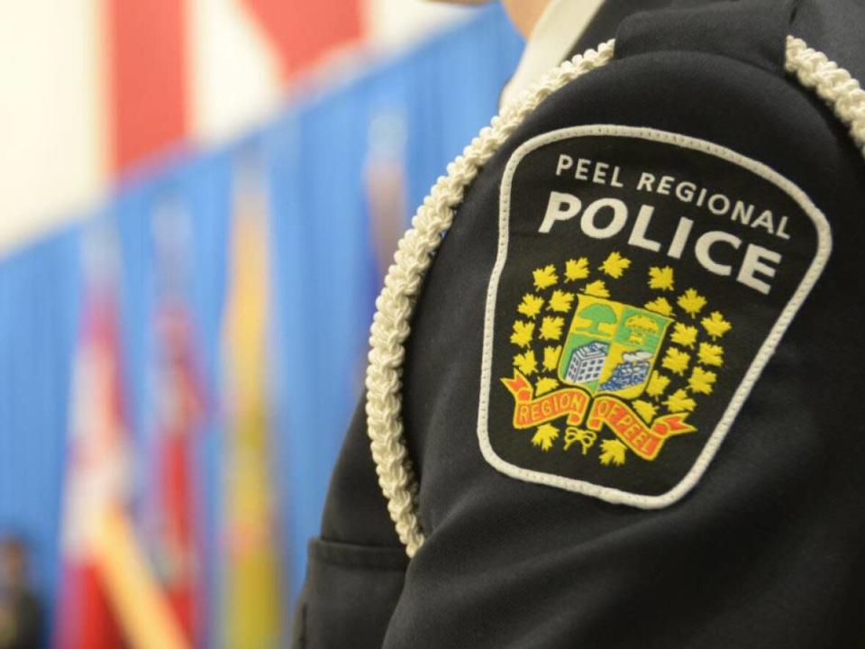 Peel police are investigating after a pedestrian was struck by a car and later died from his injuries. (Peel Regional Police  - image credit)