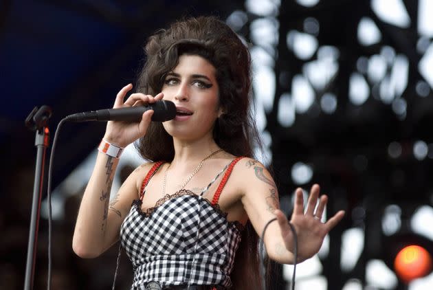 Amy Winehouse, seen here at Chicago's Lollapalooza festival in 2007, had her global breakthrough with 