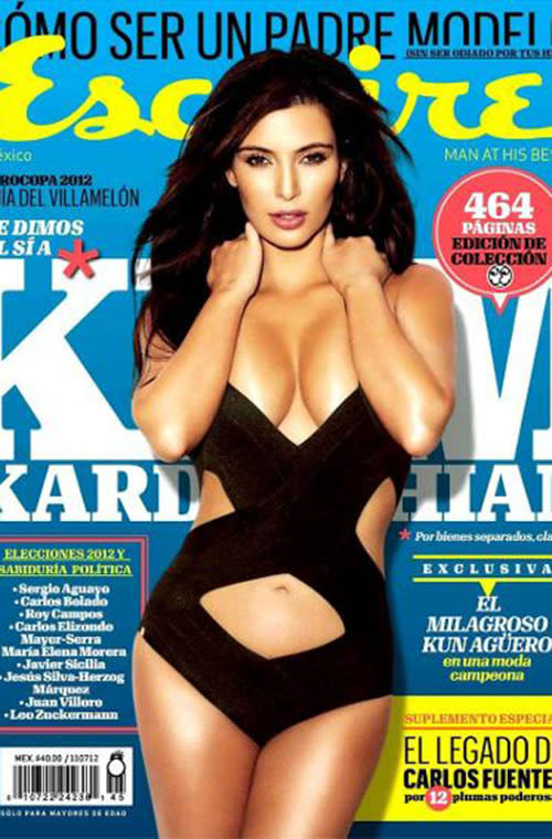 Kim Kardashian in Esquire Mexico