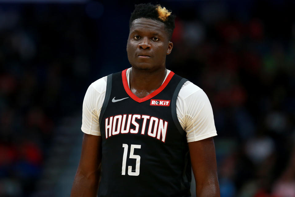 Clint Capela #15 of the Houston Rockets 