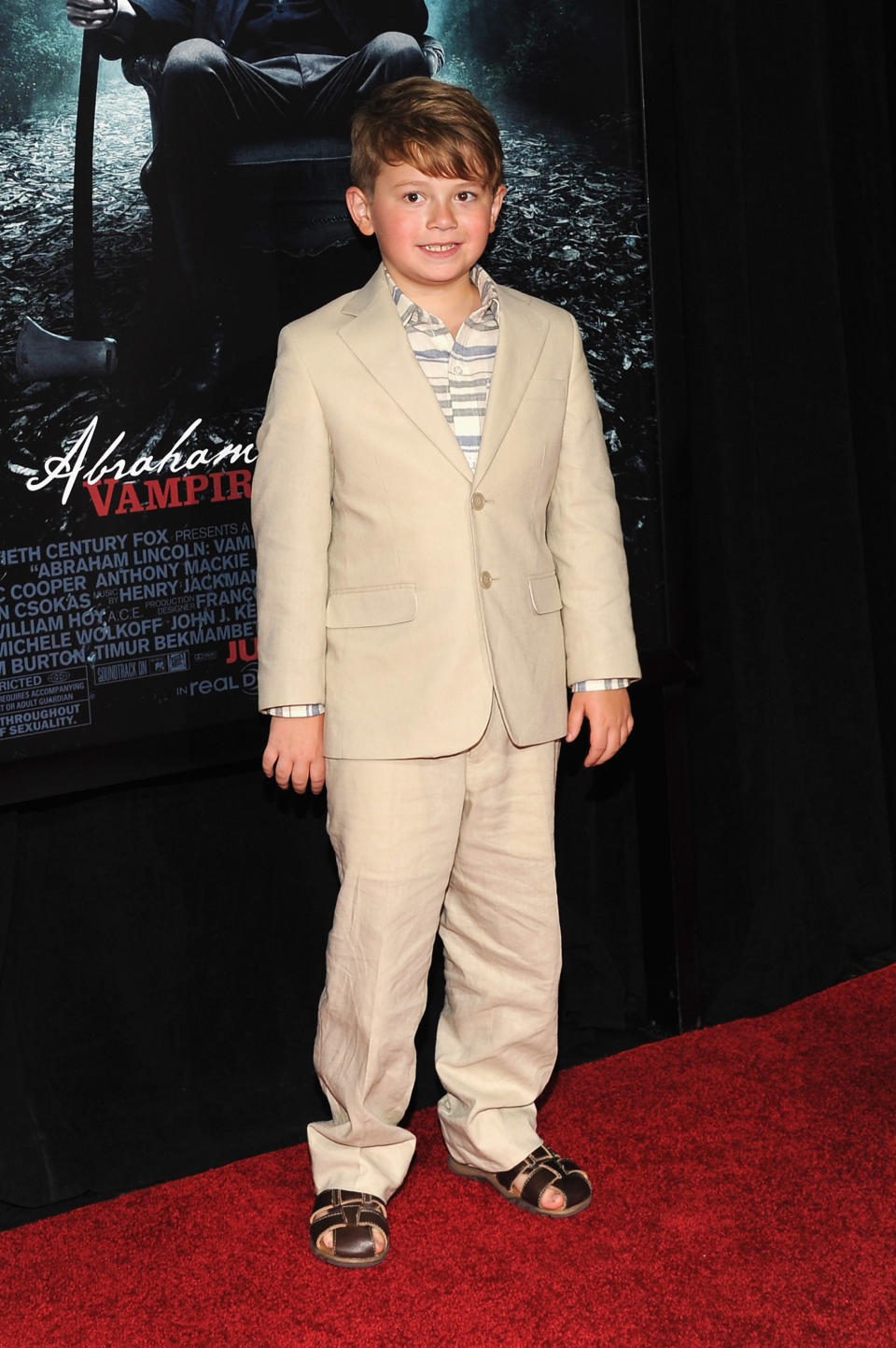 NEW YORK, NY - JUNE 18: Actor Cameron M. Brown attends the "Abraham Lincoln: Vampire Hunter" premiere at AMC Loews Lincoln Square on June 18, 2012 in New York City. (Photo by Larry Busacca/Getty Images)