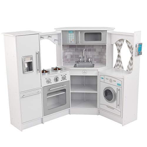 15) Ultimate Corner Play Kitchen with Lights & Sounds