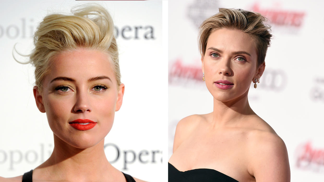 Famous Doppelgangers: Scarlett Johannson and Amber Heard (AP)