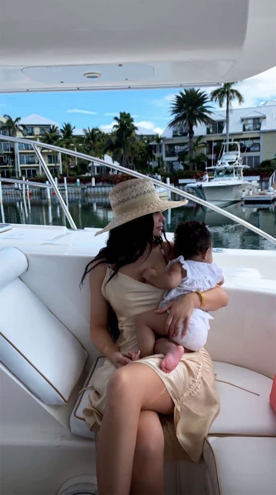 Kylie Jenner and daughter Stormi