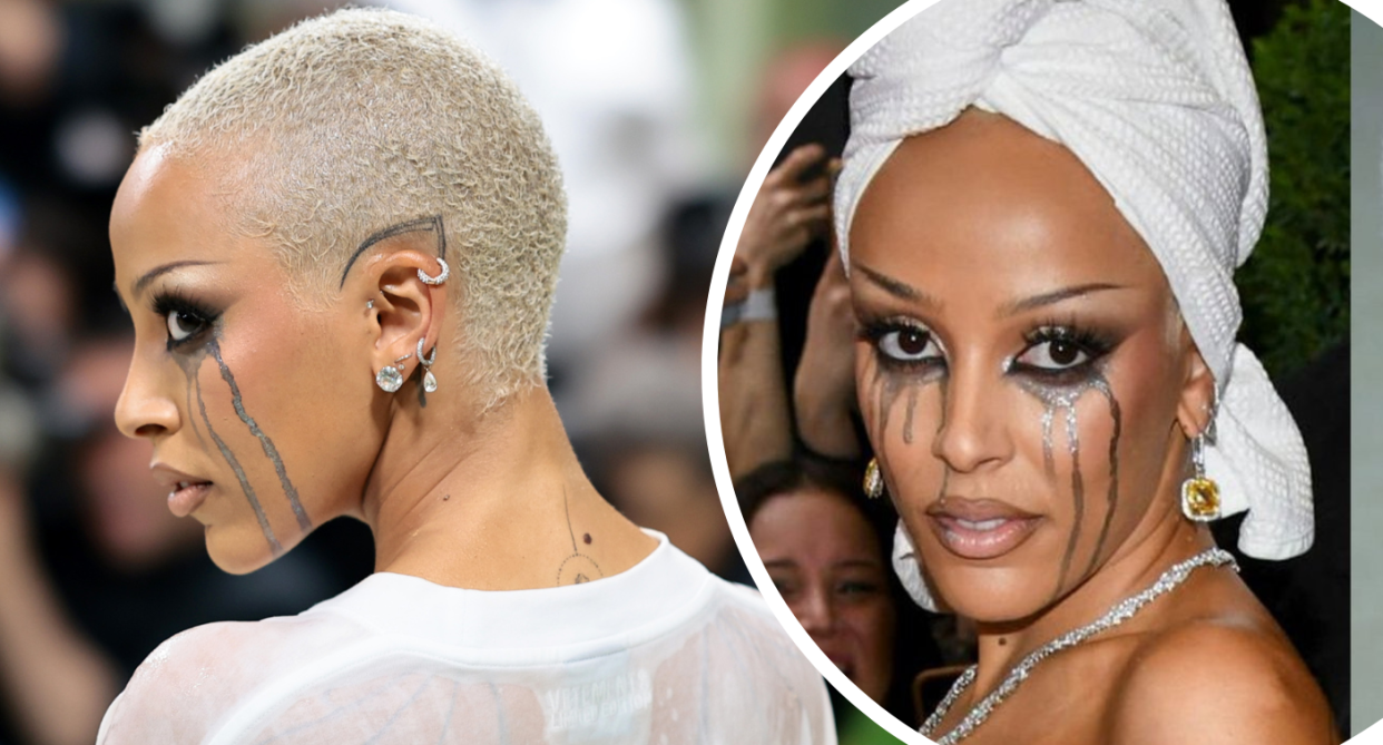 Doja Cat chose a very unusual look for the 2024 Met Gala and fans had lots to say about it. Credit: Getty Images 
