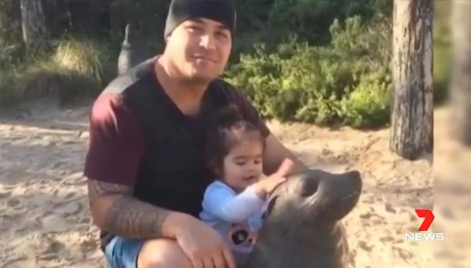 Slain Craigieburn dad Ben Togiai left behind a three-year-old daughter, Alyssa. Source: 7 News