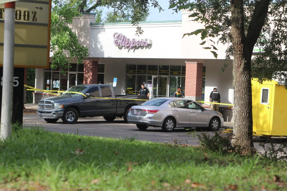 An argument inside Clippers barbershop on South Adams Street led to a fatal shooting Thursday evening