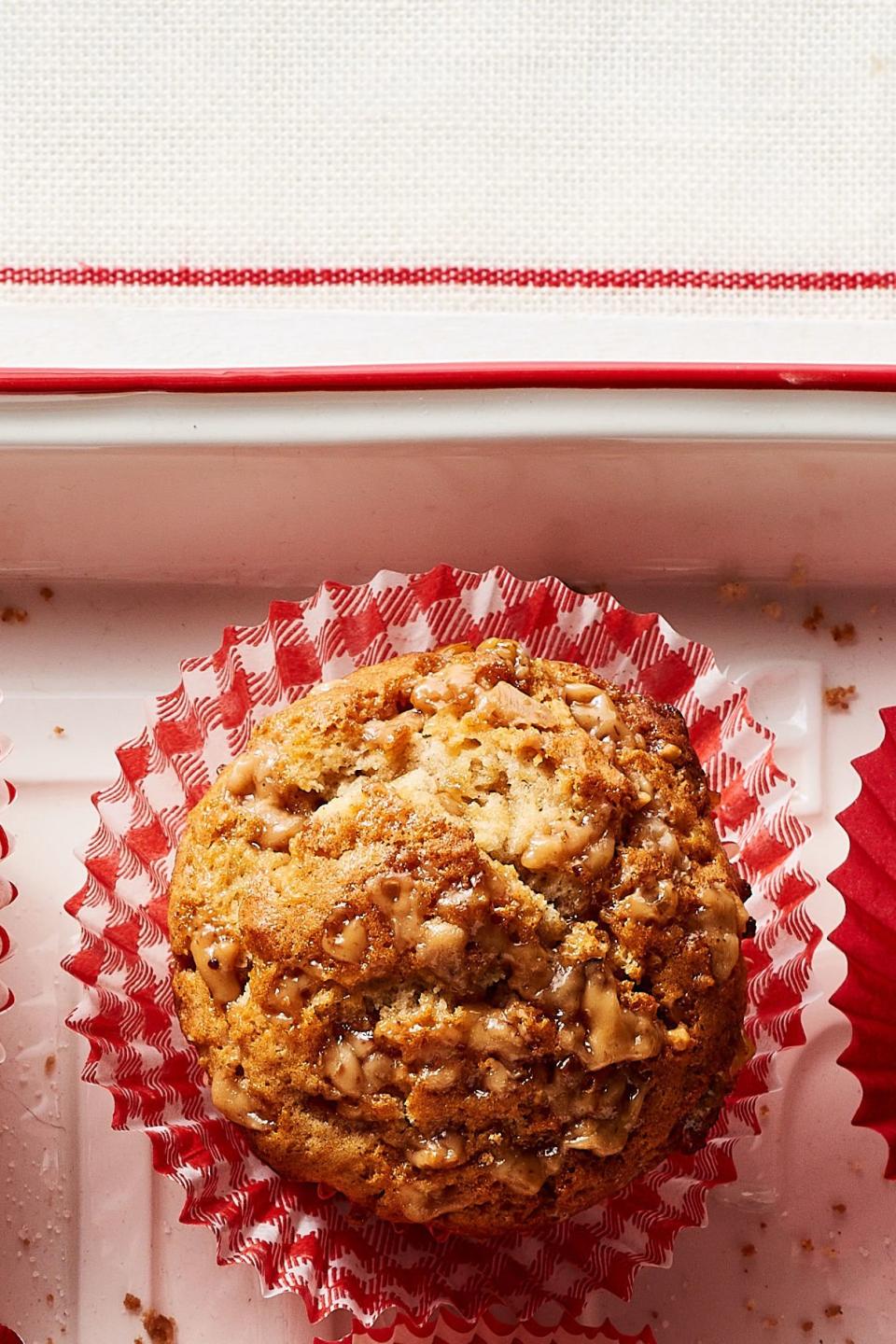 Caramelized Apple Toffee Muffins