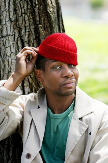 CANOGA PARK-CA-MAY 27, 2021: Actor Jonathan Majors of "Lovecraft Country" is photographed in Canoga Park on Thursday, May 27, 2021. (Christina House / Los Angeles Times)