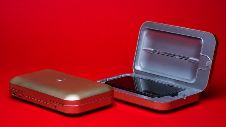 A PhoneSoap sanitizer can help ensure your cellphone won't be the home of anything you'd rather not touch.