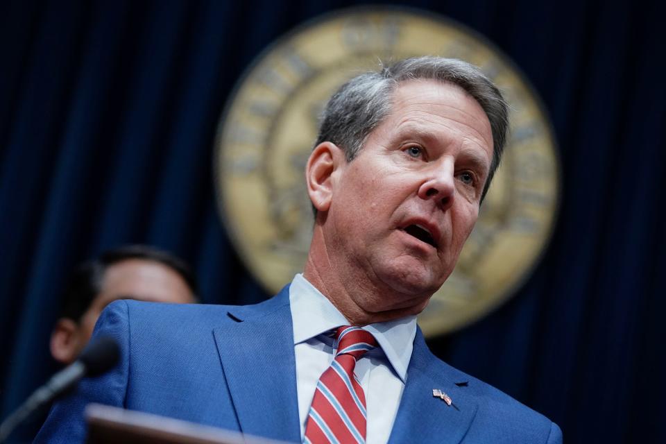 In 2019, Gov. Brian Kemp signed one of the most extreme abortion bans into law. (Elijah Nouvelage/ASSOCIATED PRESS)