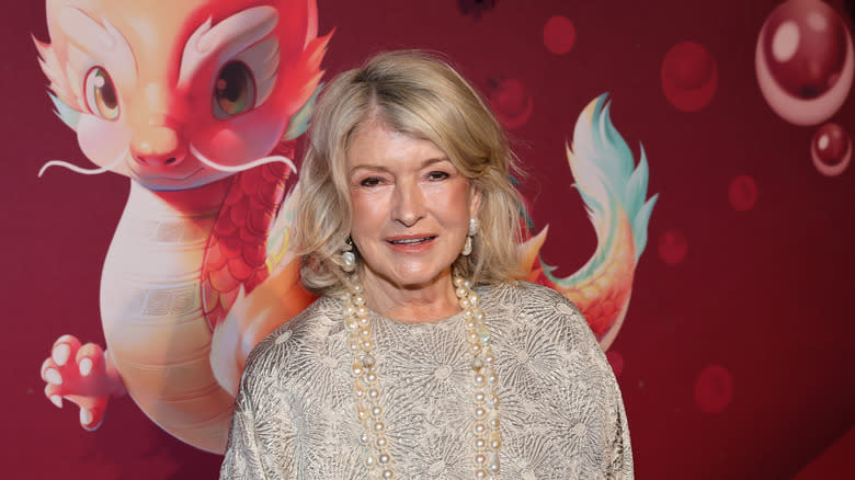 Close up of Martha Stewart