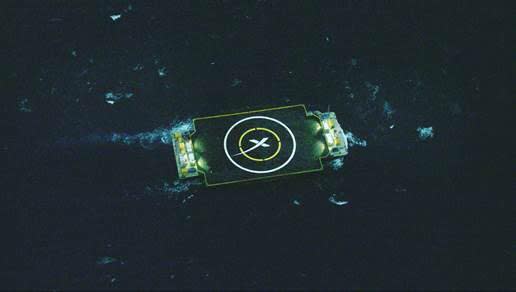 SpaceX's Falcon 9 rocket first stage attempted to land on this ocean platform, which the company has called an "autonomous drone spaceport ship," in the Atlantic Ocean after a successful Dragon cargo ship launch for NASA on Jan. 10, 2015.