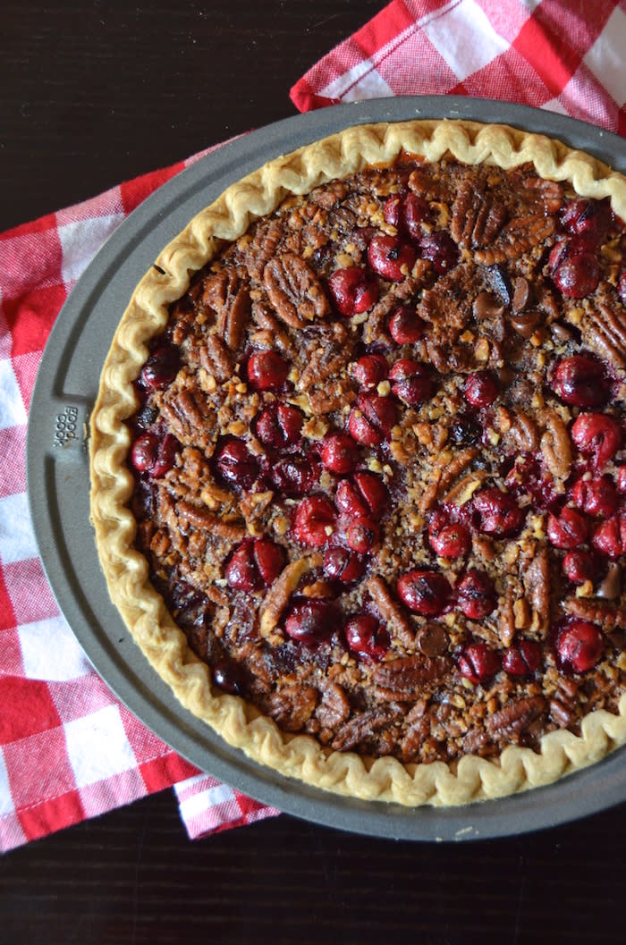 Maple cranberry pecan pie by Alejandra Ramos