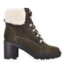 <p><strong>Buy It!</strong> <a href="https://marcfisherfootwear.com/collections/boots-booties/products/lakynn-lace-up-hiker-bootie-in-green-suede" rel="nofollow noopener" target="_blank" data-ylk="slk:"Lakynn" Boot, $149; marcfisherfootwear.com;elm:context_link;itc:0;sec:content-canvas" class="link ">"Lakynn" Boot, $149; marcfisherfootwear.com</a></p>