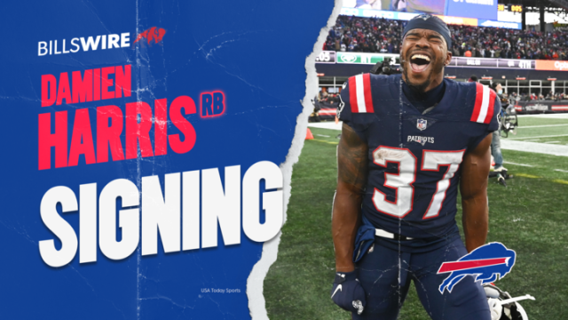 Buffalo Bills sign running back Damien Harris to one-year deal