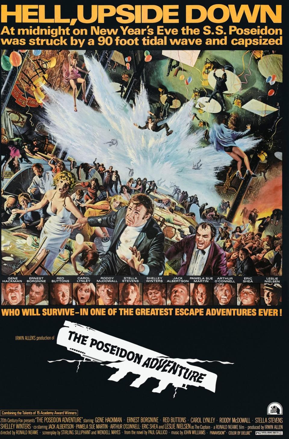 The famous poster for The Poseidon Adventure - Alamy