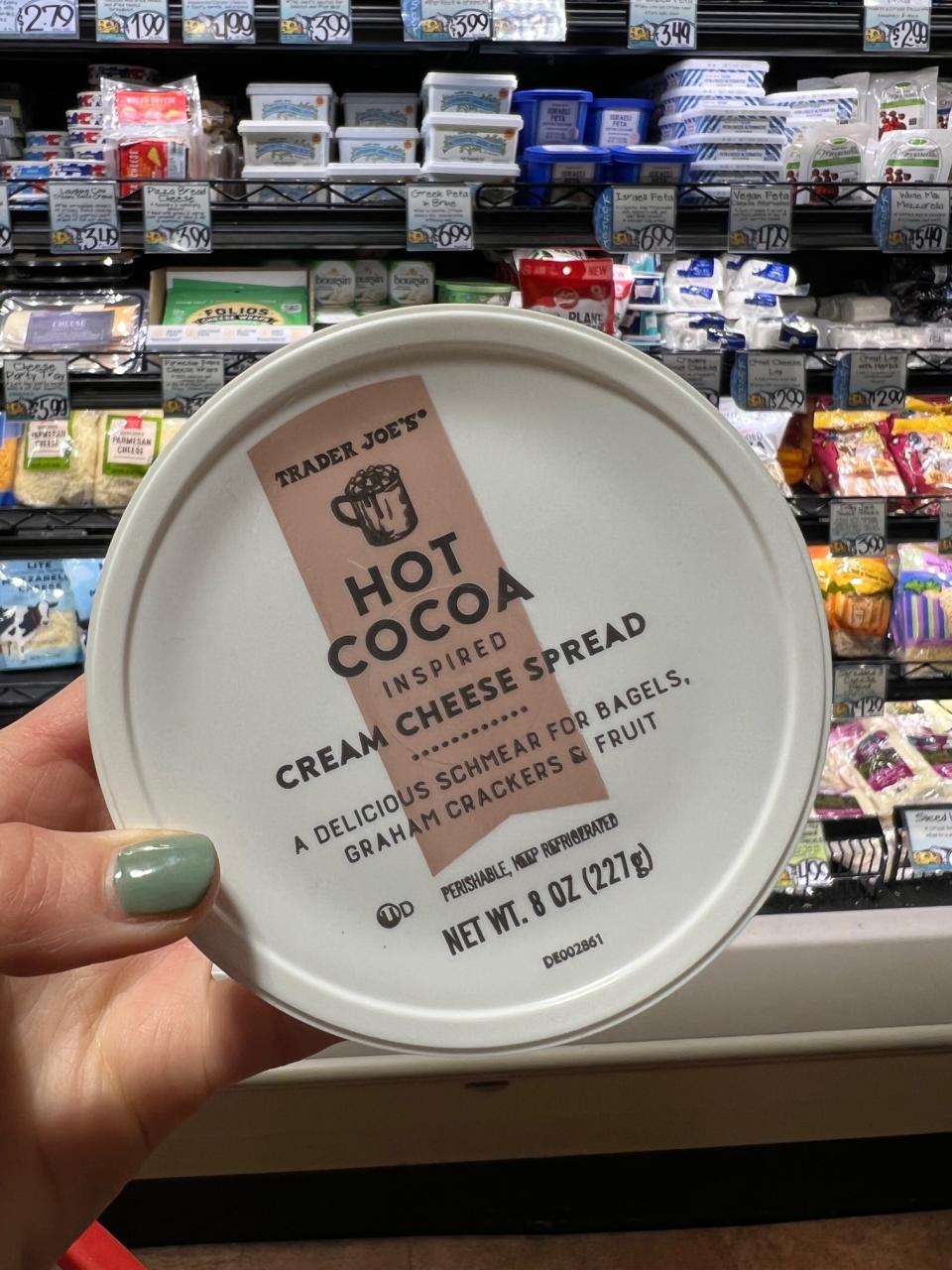 Hot Cocoa Inspired Cream Cheese Spread