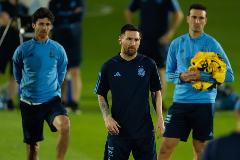 Lionel Messi siente mucho respeto por el trabajo de Scaloni y también por el de Aimar