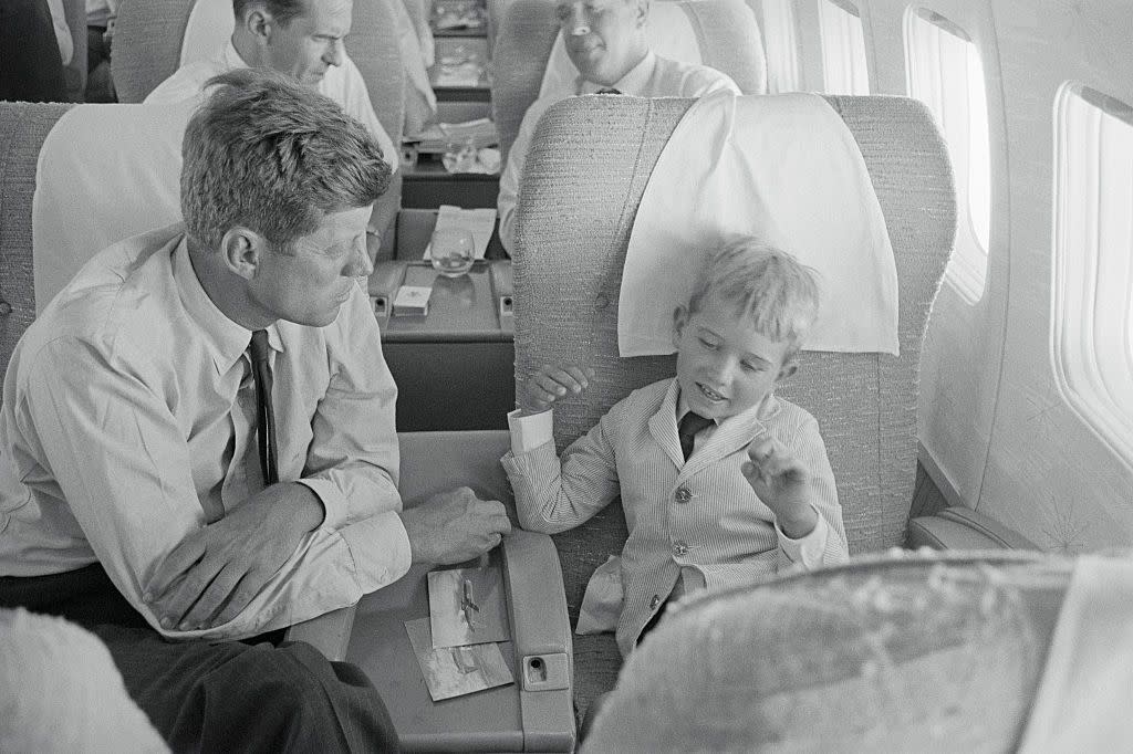 john f kennedy entertaining bobby kennedy jr