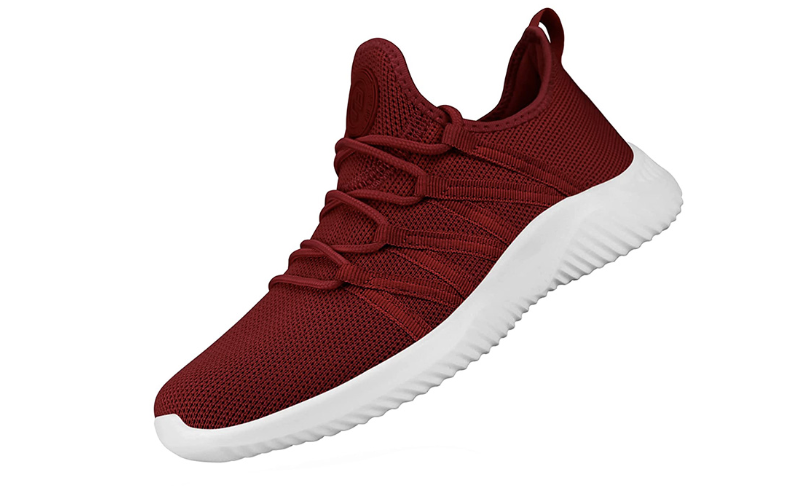 Red sneaker. (Photo: Amazon)