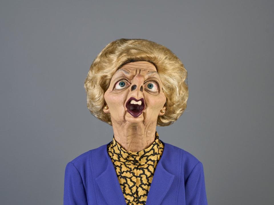Margaret Thatcher puppet on Spitting Image (Spitting Image Archive)