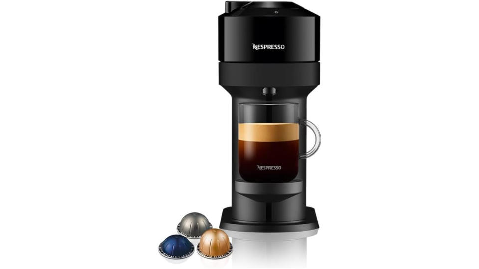 Nespresso® Vertuo Next Coffee Machine, Glossy Black. (Photo: Amazon SG)