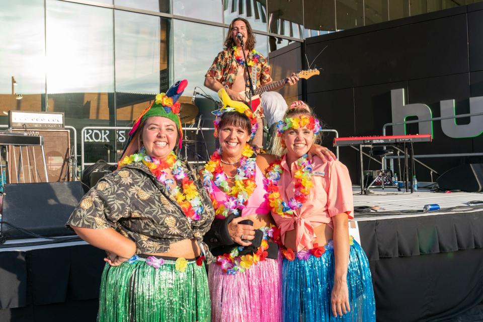 Parrotheads attend the Jimmy Buffett and the Coral Reefer Band show on June 11, 2022 at the Moody Center in Austin