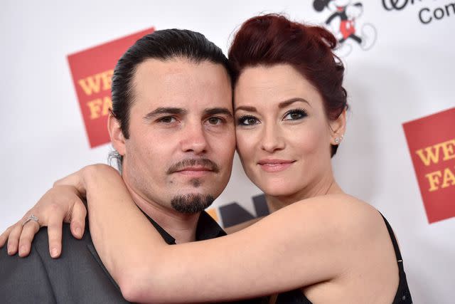 <p>Axelle/Bauer-Griffin/FilmMagic</p> Nathan West (L) and Chyler Leigh (R) in 2017