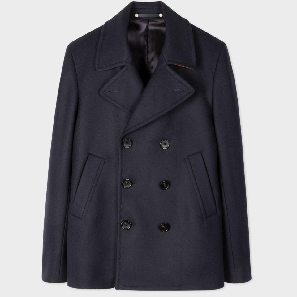 Wool-Cashmere Pea Coat