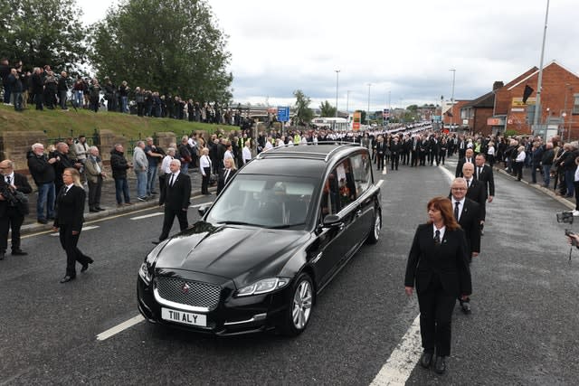 Bobby Storey funeral