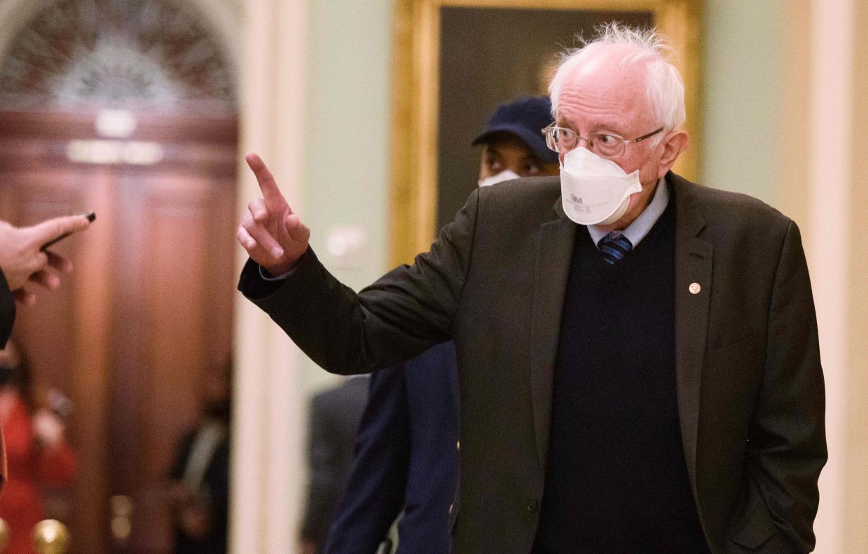 <p>Democratic senator Bernie Sanders</p> (AFP via Getty)
