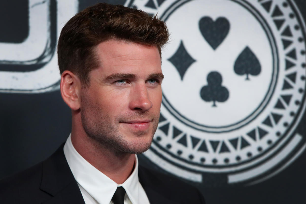 Liam Hemsworth attends the Australian Premiere of Poker Face at Hoyts Entertainment Quarter on November 15, 2022 in Sydney, Australia. (Photo by Lisa Maree Williams/Getty Images)