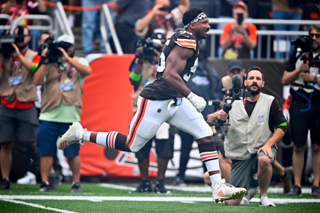 Best chemistry we've had': Myles Garrett touts Browns defense on CBS  pre-game show