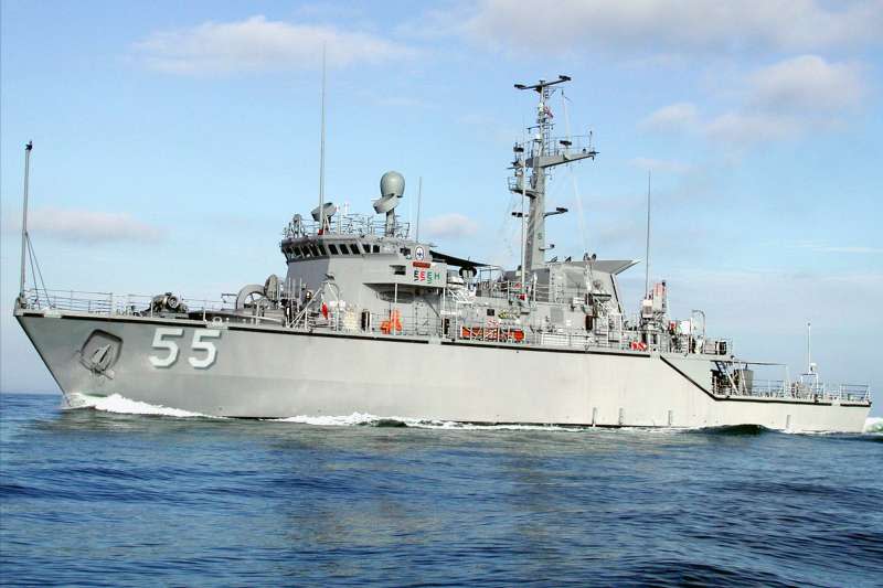 美軍賣給台灣的二手「鶚級」獵雷艦（Wikipedia / Public Domain）