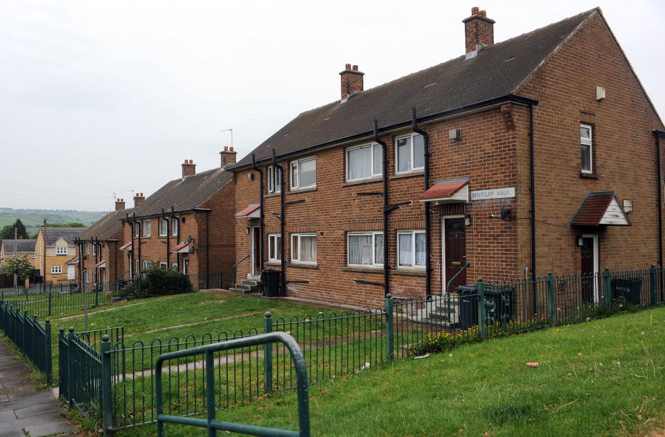 A general view showing Bentcliff Walk, Allerton in Bradford, where the home of missing prostitute Shelley Armitage is.