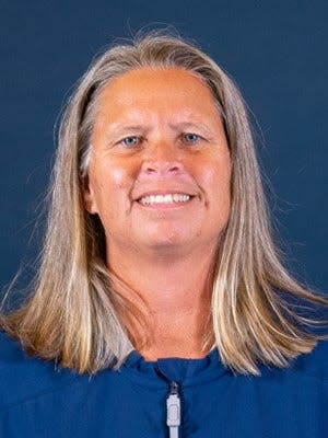 Georgia Southern softball coach Sharon Perkins.