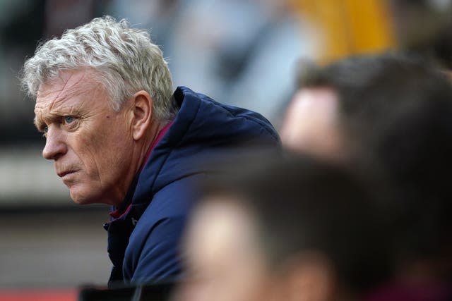 West Ham United manager David Moyes 