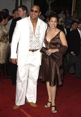 The Rock with his wife Dany at the LA premiere of Universal's The Scorpion King