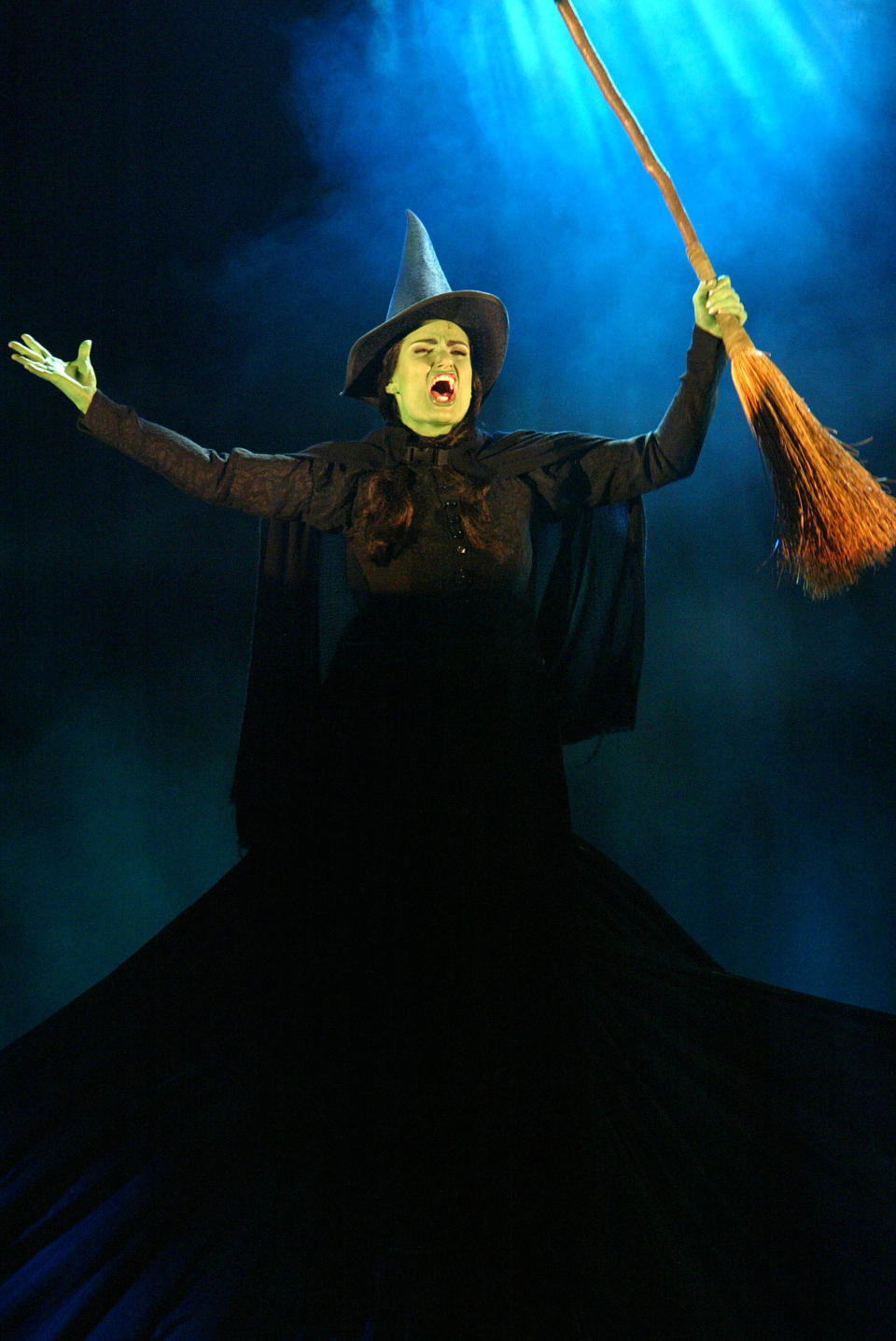 Idina performing as Elphaba