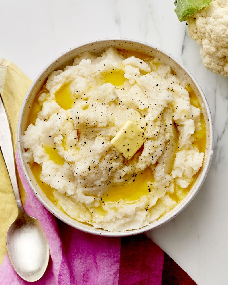 The Creamiest Mashed Cauliflower