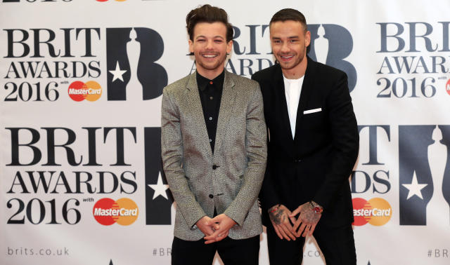 Louis Tomlinson And Liam Payne Reunite At Film Premiere, London