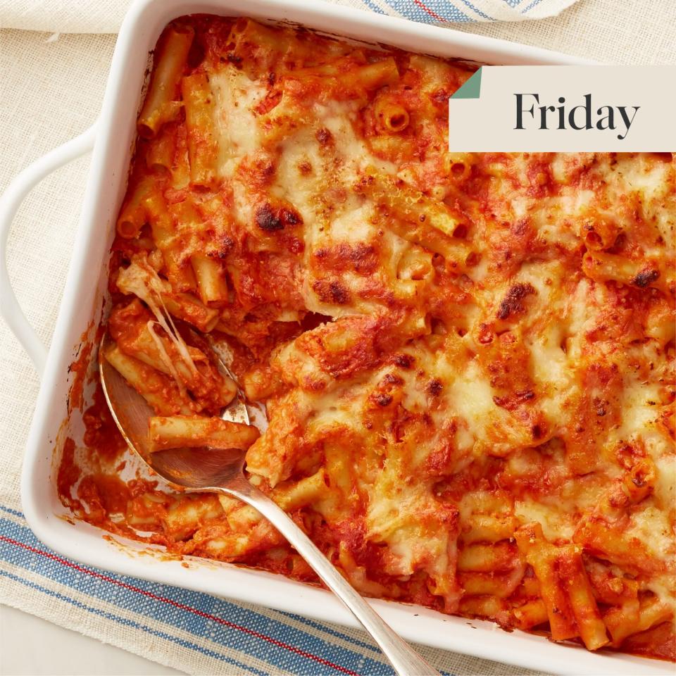 creamy baked ziti wfd